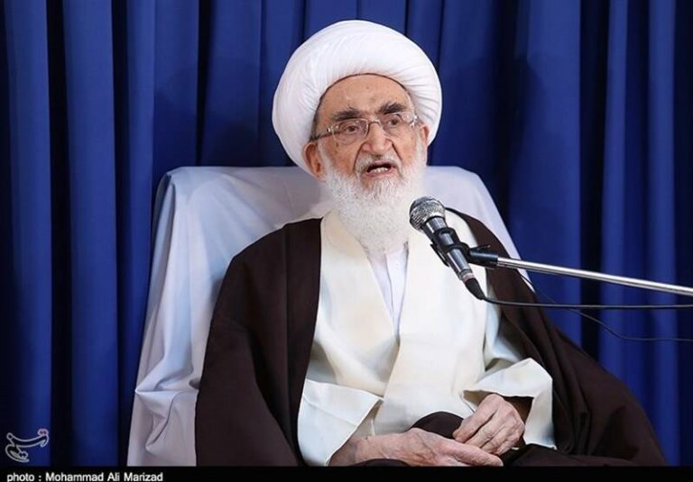 آیتالله نوریهمدانی با خانواده شهید فخریزاده دیدار کرد