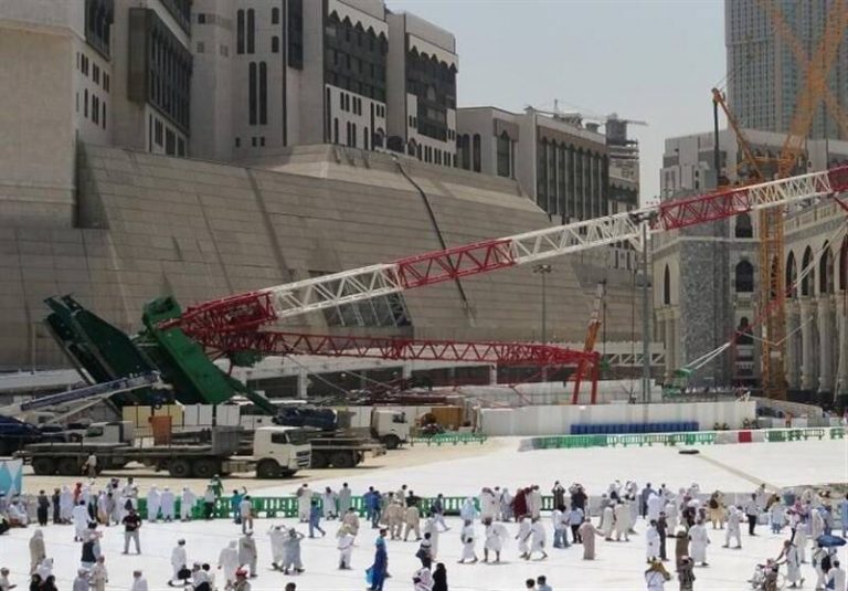 دادگاه عربستان عاملان حادثه «سقوط جرثقیل مکه» را تبرئه کرد