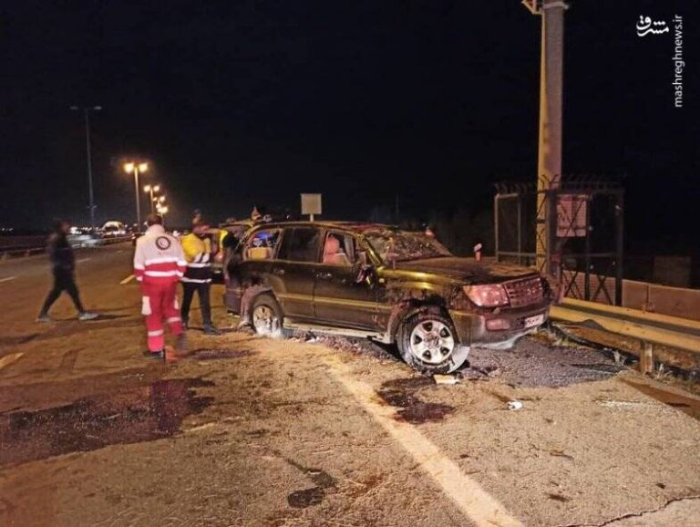 عکس/ تصادف زنجیرهای در اتوبان قم-تهران