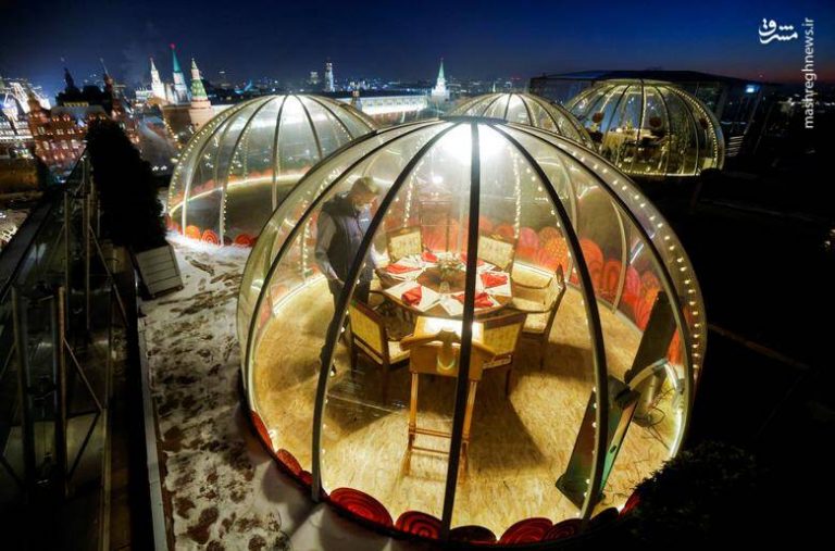 عکس/ رستورانهای ضد کرونا در روسیه