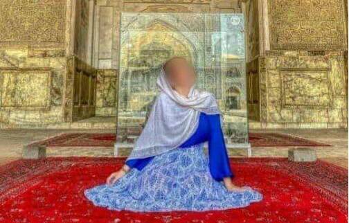 تبدیل یک مکان «تاریخی مذهبی» به آتلیه خانم مدل! +عکس
