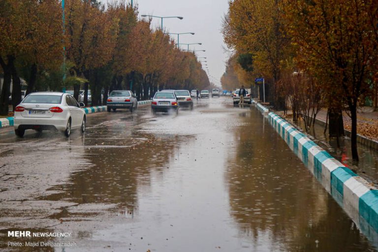 فعالیت سامانه بارشی در اغلب مناطق استان تهران