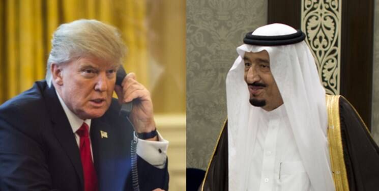 ترامپ در تماس با ملک سلمان چه گفت؟