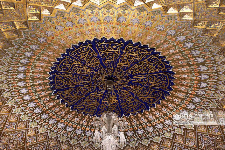عکس/هنر معماری اسلامی در حرم مطهر رضوی