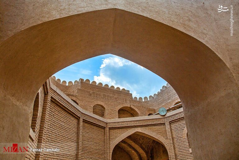 عکس/ ارگ بم ۱۷ سال بعد از زلزله