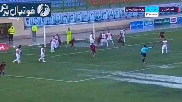 فیلم/ گل اول نساجی به پرسپولیس