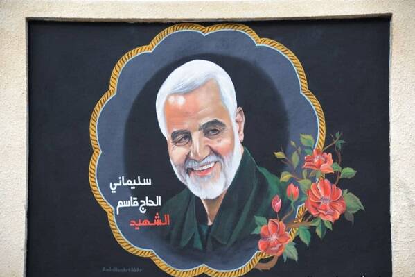 فیلم/گلزار شهدای کرمان در آستانه سالگرد شهادت سردار دلها