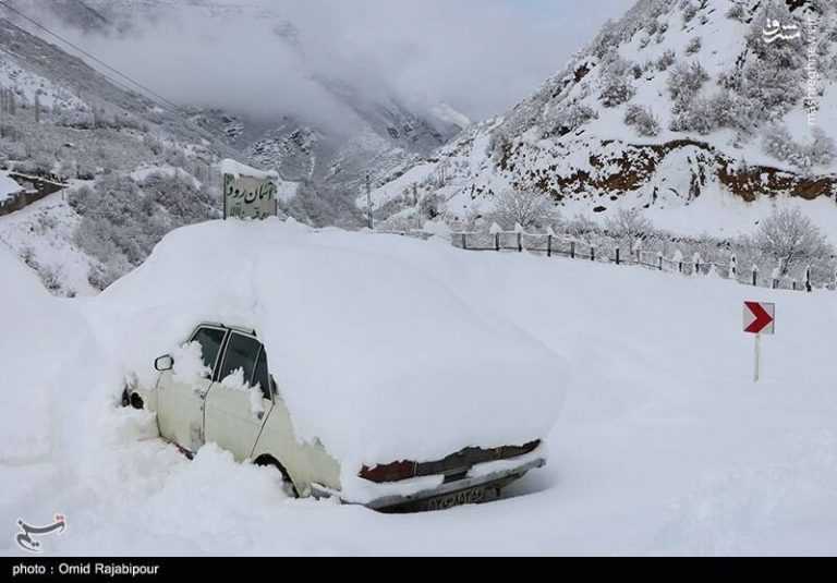 عکس/ بارش برف سنگین در گیلان