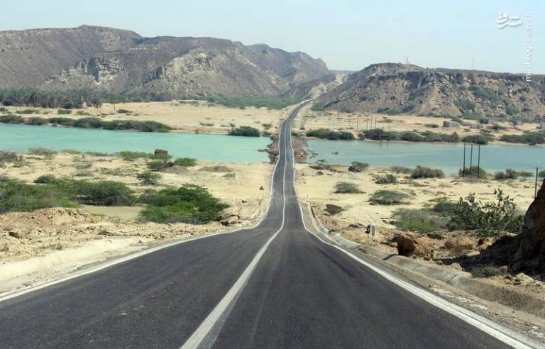 عکس/ جادهای زیبا در دل چابهار