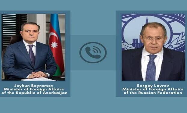 وزیران خارجه روسیه و جمهوری آذربایجان در مورد توافق قرهباغ گفتوگو کردند