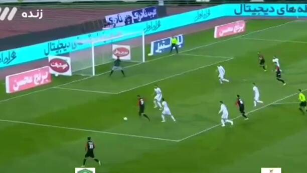 فیلم/ گل اول پرسپولیس به ماشین سازی در دقیقه ۲۵