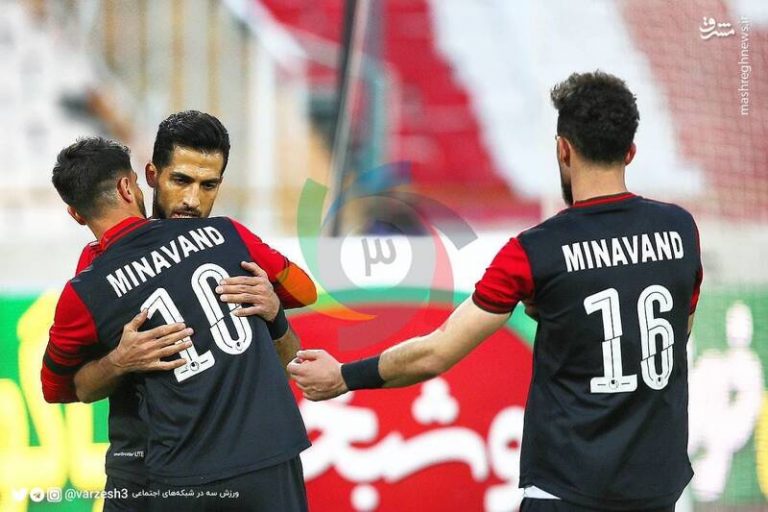 عکس/ شادی گل پرسپولیسیها به یاد میناوند