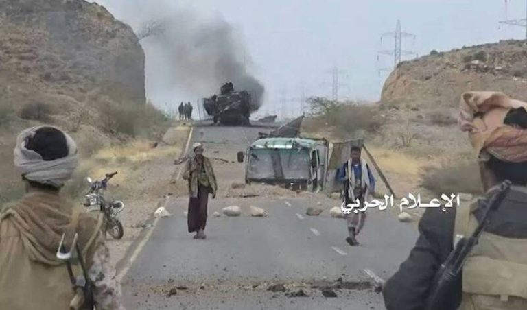فیلم/ انهدام تویوتای در حال حرکت توسط یمنیها
