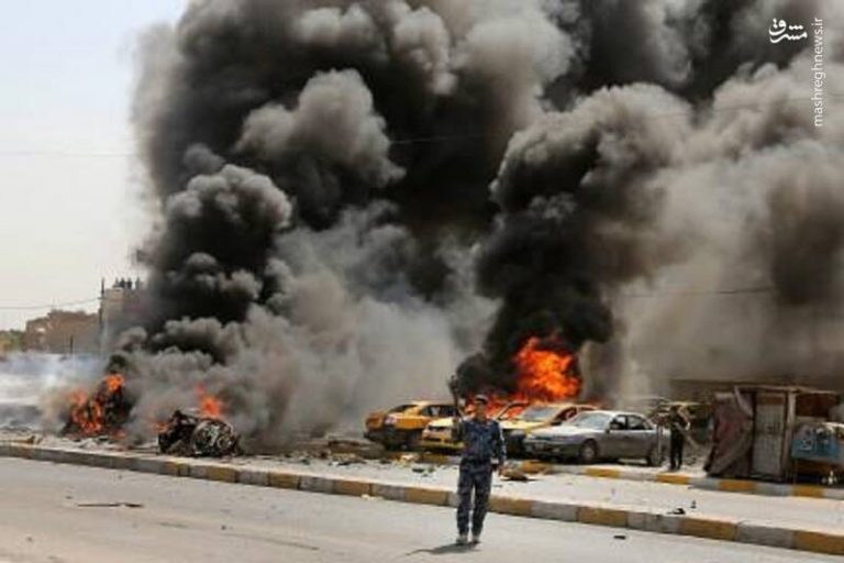 انفجار در اطراف پایگاه هوایی در عراق
