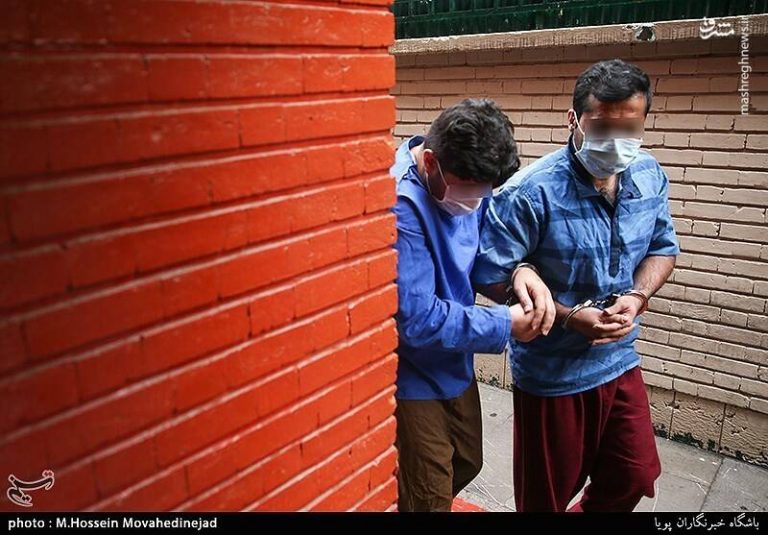 عکس/ دستگیری سارقان منزل در سعادت آباد