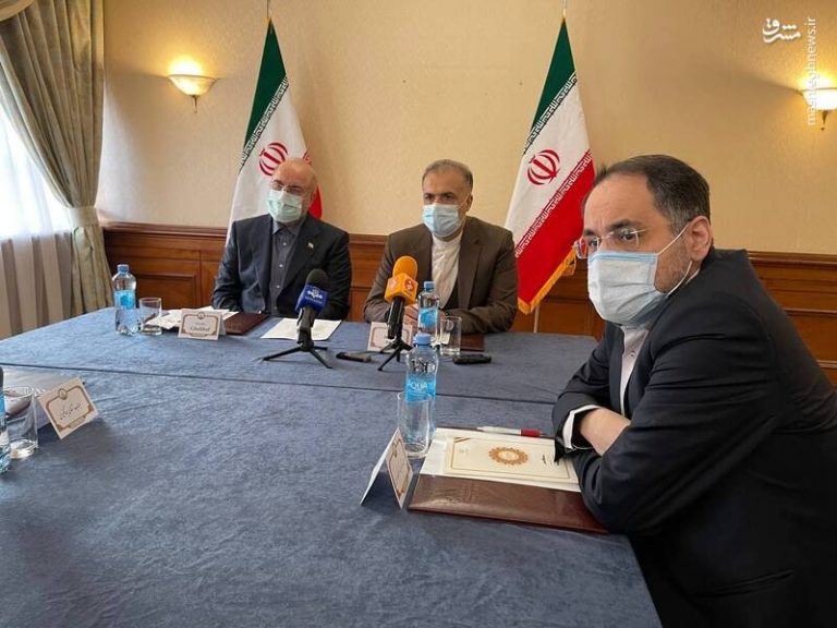 عکس/ نشست قالیباف با تجار و بازرگانان روسی و ایرانی