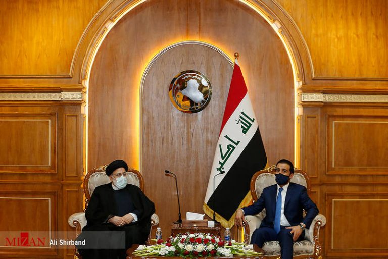 آیت الله رئیسی: مناسبات ایران و عراق باید توسعه پیدا کند/ الحلبوسی: ملت عراق قدردان مساعدتهای ایران…