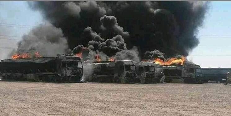 ۱۷ نفر و ۵۰۰ تانکر سوخت طعمه حریق در افغانستان شدند