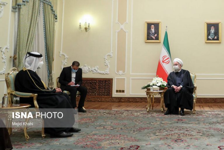 روحانی به وزیر امور خارجه قطر چه گفت؟