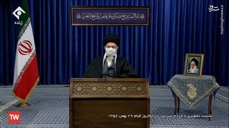 عکس/ دیدار تصویری مردم تبریز با رهبر انقلاب