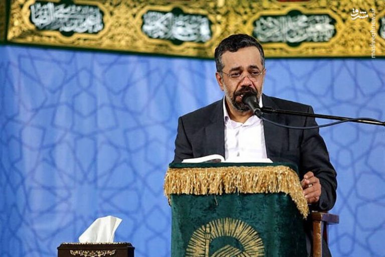 شعرخوانی محمود کریمی در شب میلاد حضرت علی (ع)