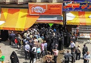 فیلم/ مسئول محترم، صف مرغ را دریاب!
