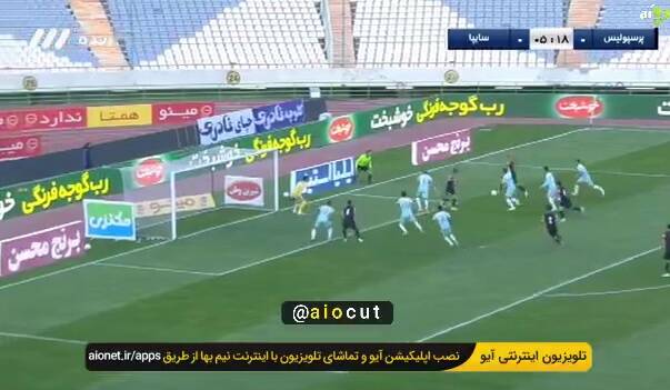 فیلم/ گل اول پرسپولیس به سایپا توسط سیدجلال حسینی