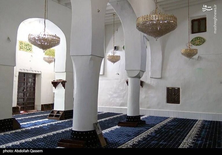 عکس/ مسجد تاریخی امام علی(ع) در محله قدیمی صنعا