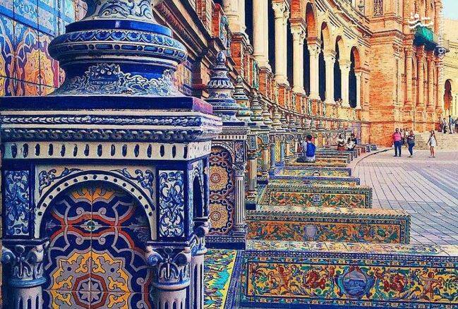 عکس/ معماری زیبای ایرانی در قلب اسپانیا