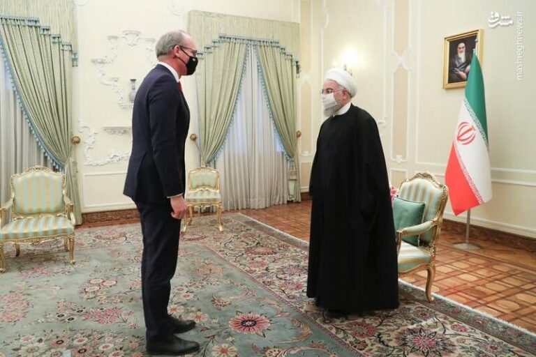 عکس/ دیدار وزیر خارجه ایرلند با روحانی