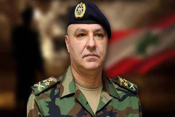 واکنش فرمانده ارتش لبنان به اعتراضات اخیر
