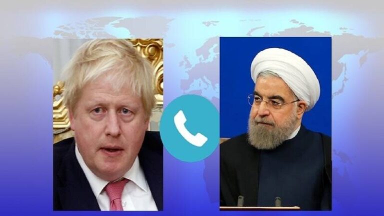 جانسون با روحانی گفتوگو کرد