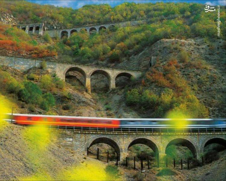 عکس/ سه خط طلای راه آهن شمال ایران
