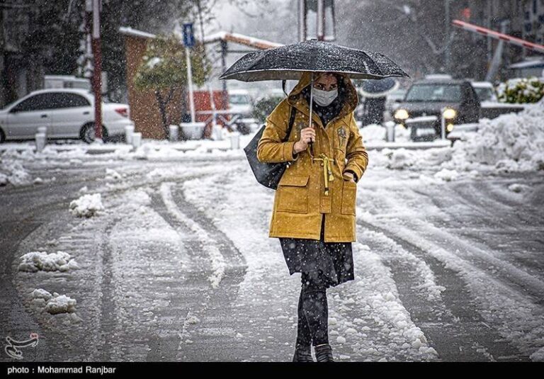 پیشبینی بارش برف و باران در ۱۹ استان
