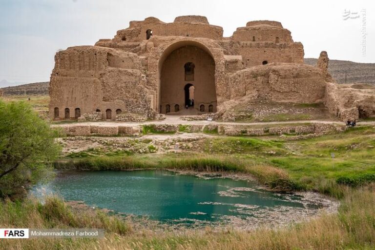 عکس/ کاخ ۱۸۰۰ ساله اردشیر بابکان