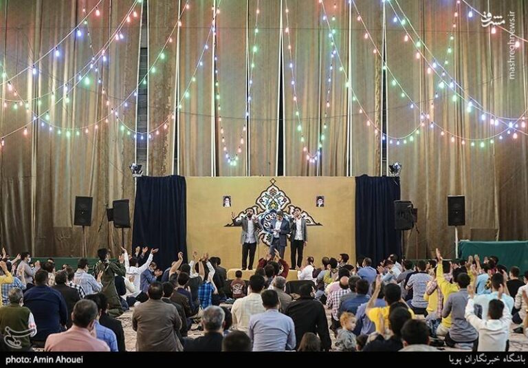 عکس/ جشن نیمه شعبان در هیئت مکتب الزهرا