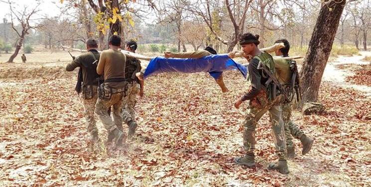 کشته شدن 22 نیروی امنیتی هند در حمله جنگجویان چپگرا
