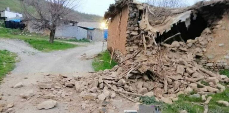 تصاویری از خسارات زلزله در پینجوین اقلیم کردستان عراق
