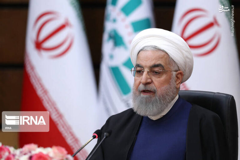 عکس/ روحانی در اجلاس مجازی سران کشورهای دی -۸