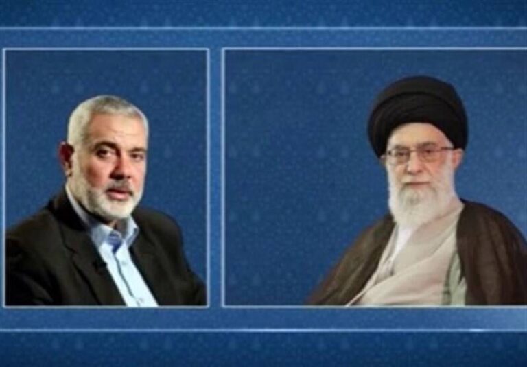 پیام تسلیت هنیه به رهبر انقلاب به مناسبت درگذشت سردار حجازی