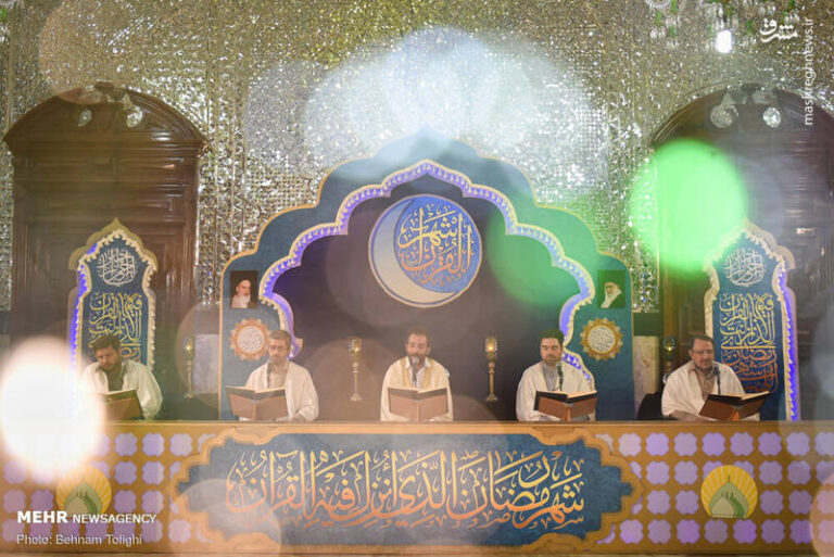 عکس/ ترتیل خوانی قرآن کریم در حرم حضرت عبدالعظیم(ع)
