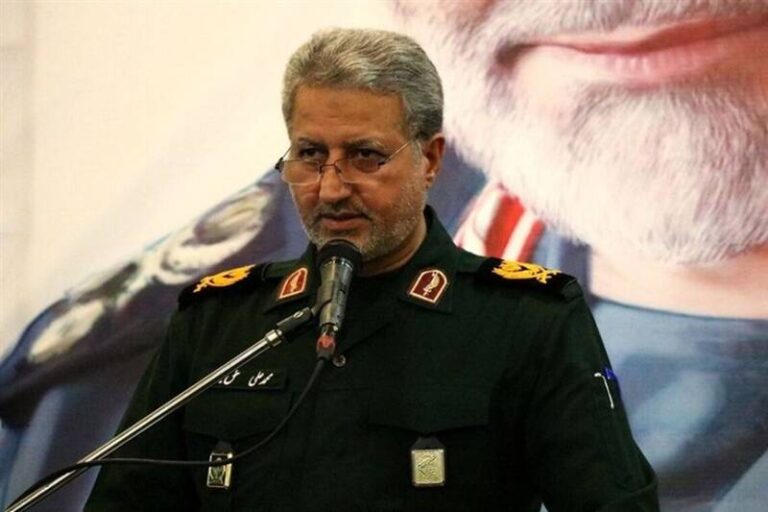 مراسم وداع با پیکر سردار «محمدعلی حقبین»