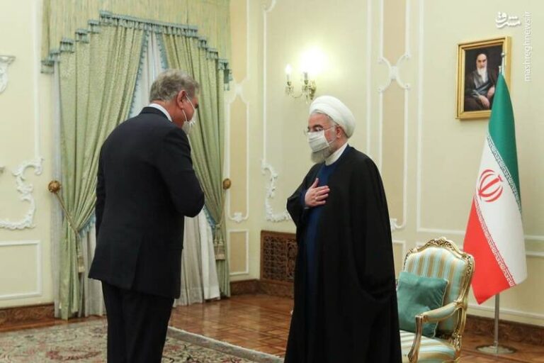 عکس/ دیدار وزیر خارجه پاکستان با دکتر روحانی