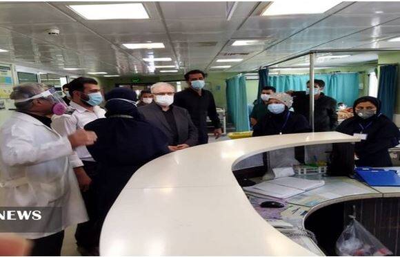 بازدید وزیر بهداشت از بیمارستان شهدای پاکدشت