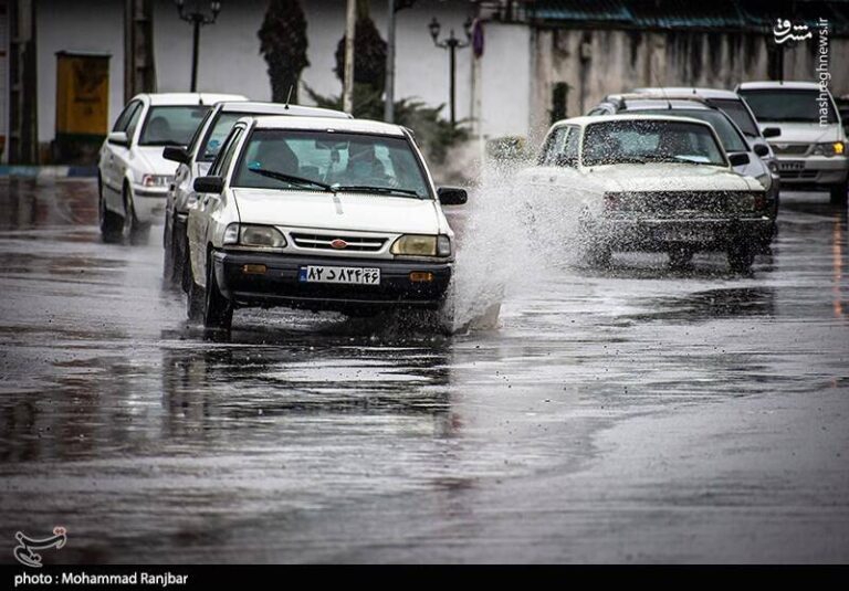 عکس/ باران بهاری در رشت