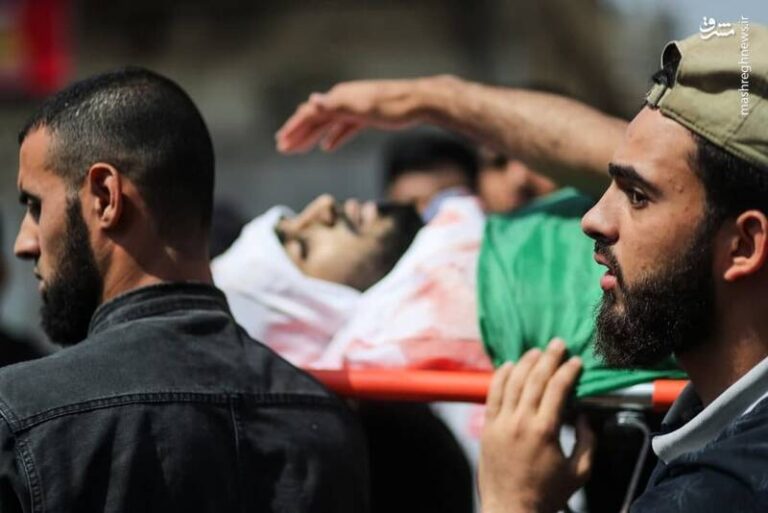 جملات عاشورایی مادر شهید فلسطینی+ فیلم