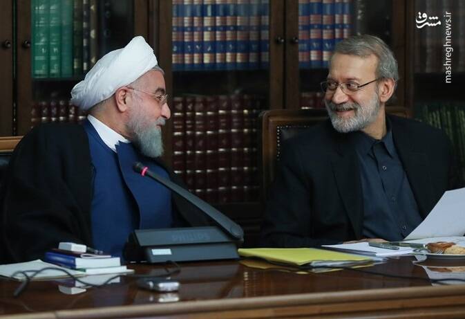 لاریجانی حتی در متلک هم شبیه روحانی است