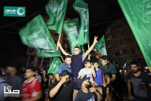 تجمع گسترده فلسطینیان در مسجدالاقصی