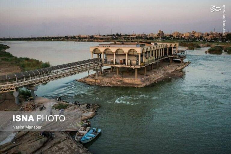 تصاویری تلخ از خشکسالی کارون زیبا