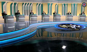عکس/ میزان استفاده نامزدها از زمان تعیینشده